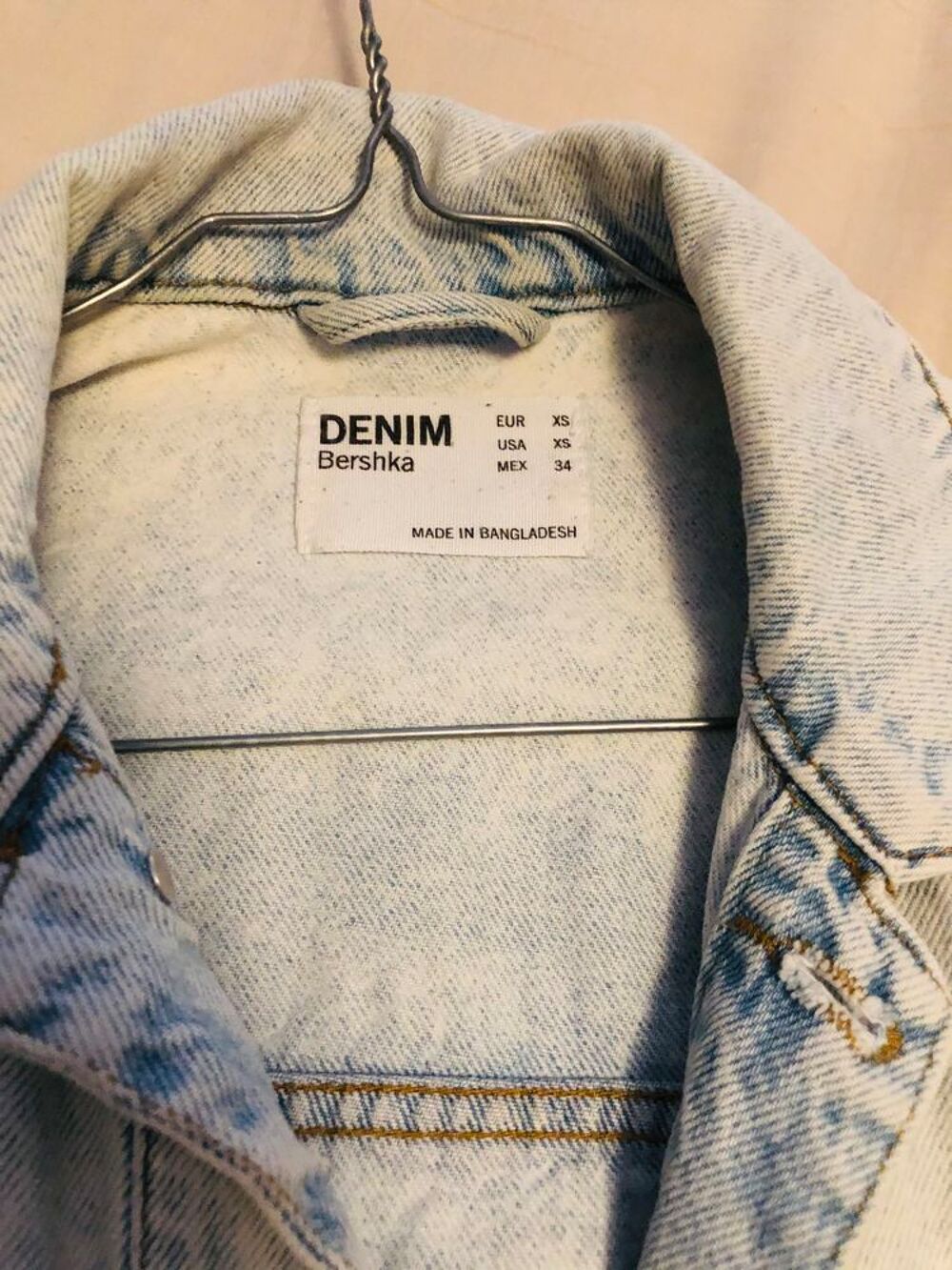 Veste en jeans bershka Vêtements