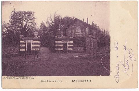 95. CPA MONTMORENCY. L'Orangerie. Edition J. Labbé 15 Montmorency (95)