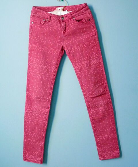 pantalon jean fille roxy rouge 14 ans xs TBE 10 Brienne-le-Château (10)