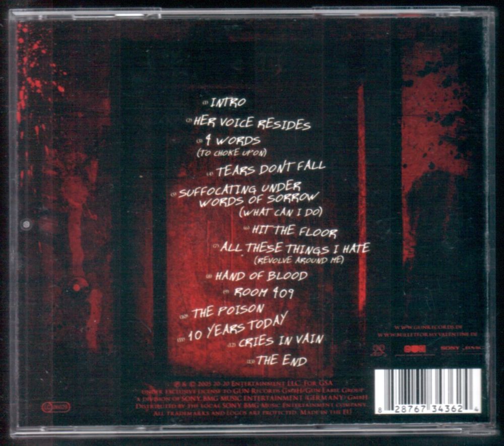 Album CD : Bullet For My Valentine - The Poison. CD et vinyles