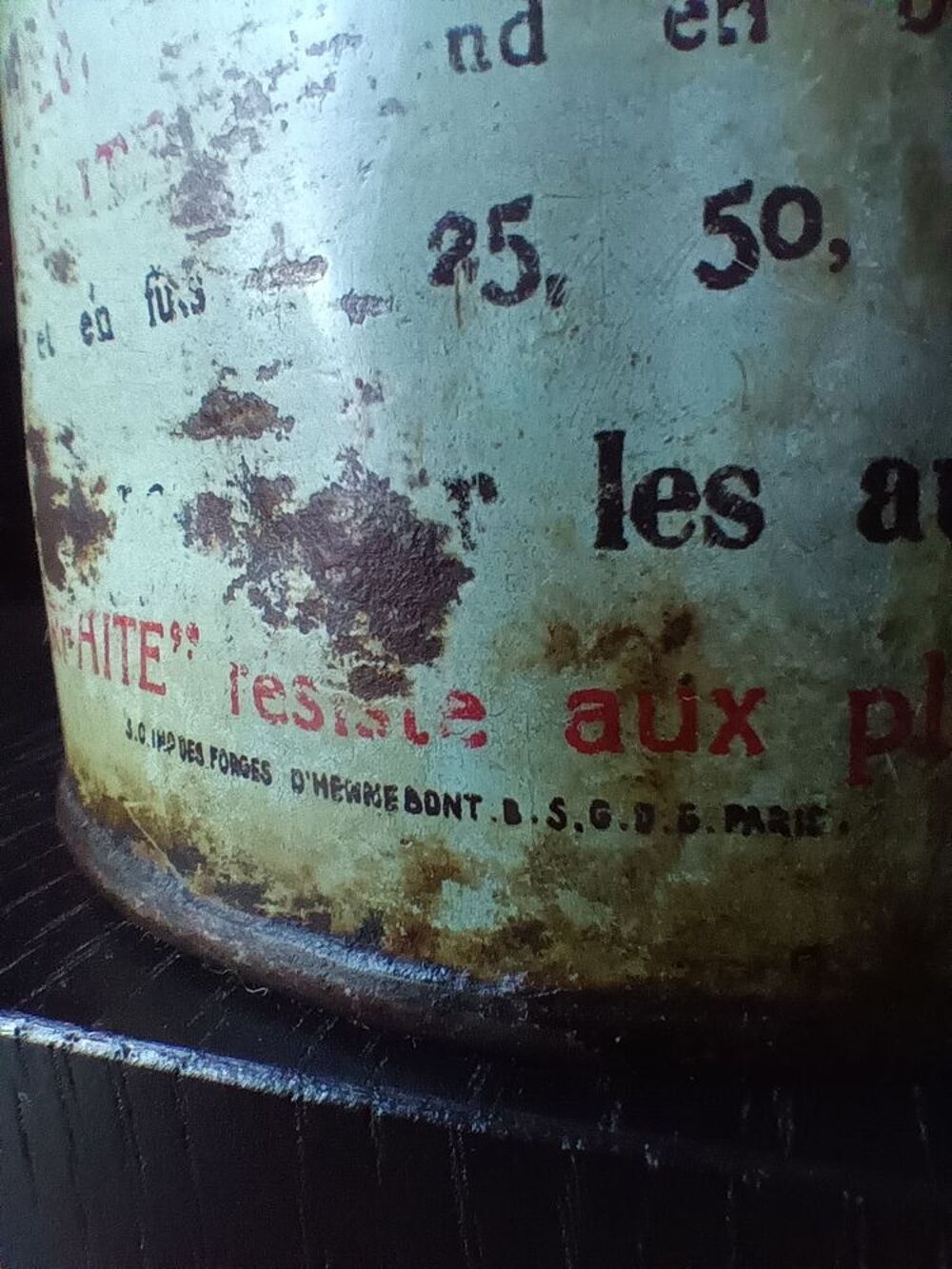 Boite ancienne graisse 