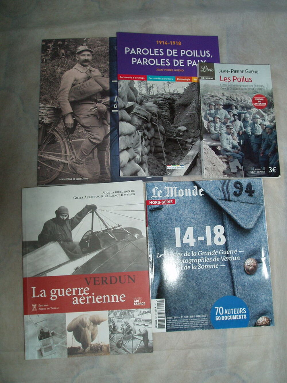 LES POILUS GUERRE 14-18 NEUFS Livres et BD