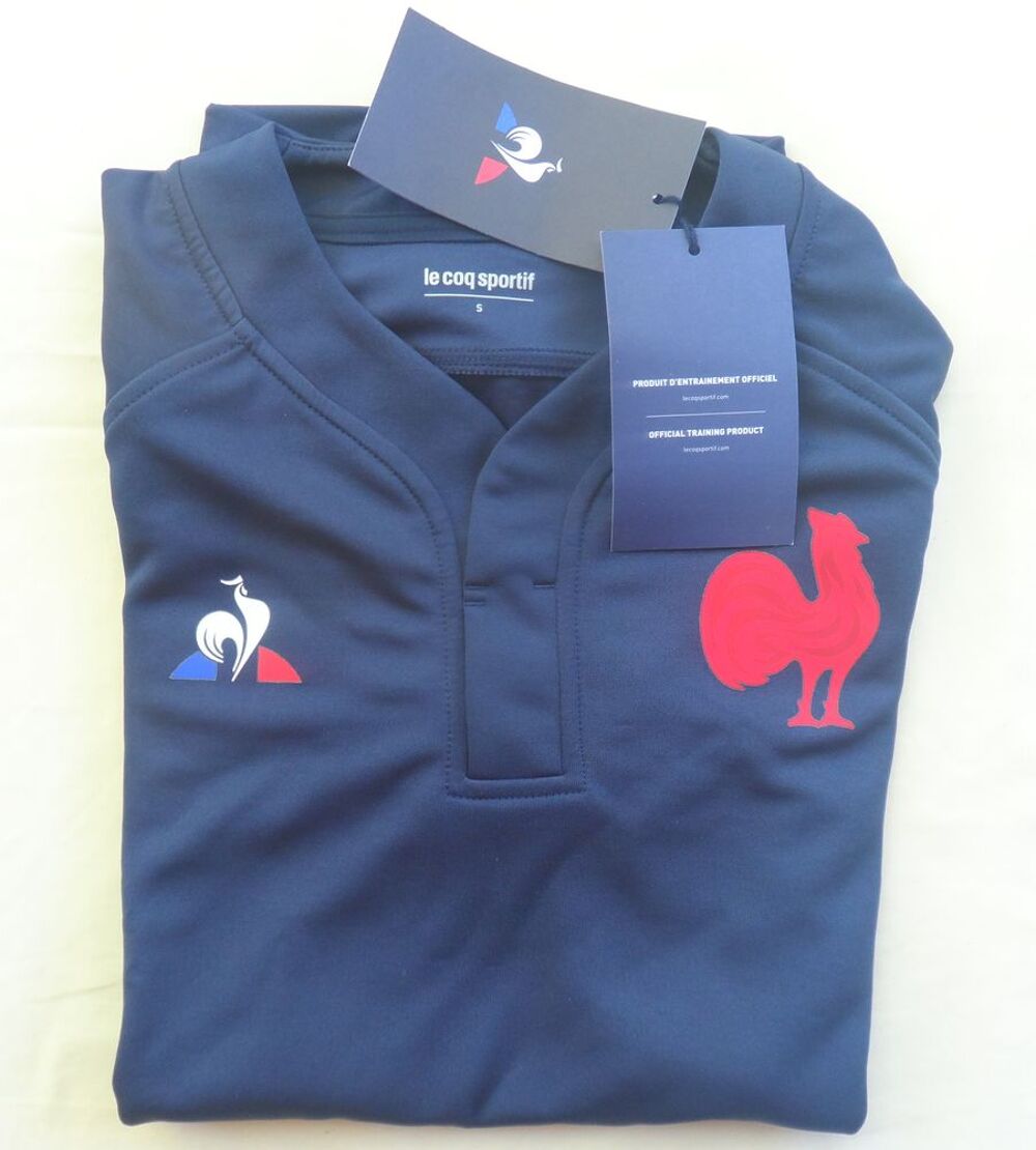Maillot de rugby r&eacute;plica port&eacute; par les joueurs XV de France Sports