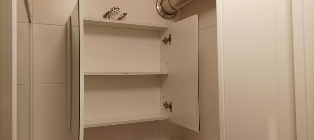 Armoire toilette 2 portes miroir Meubles
