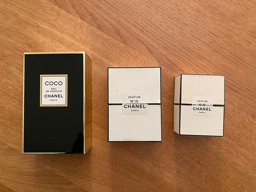 3 flacons anciens Chanel 
