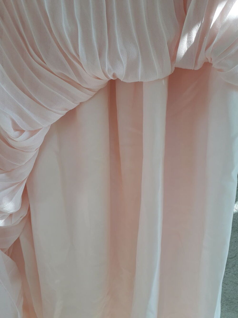 ROBE CHIC AMPLE COLORIS SAUMON Vtements