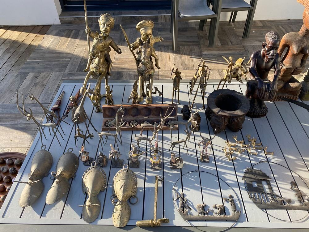 Lot de souvenirs Africains - provenance diverses Décoration