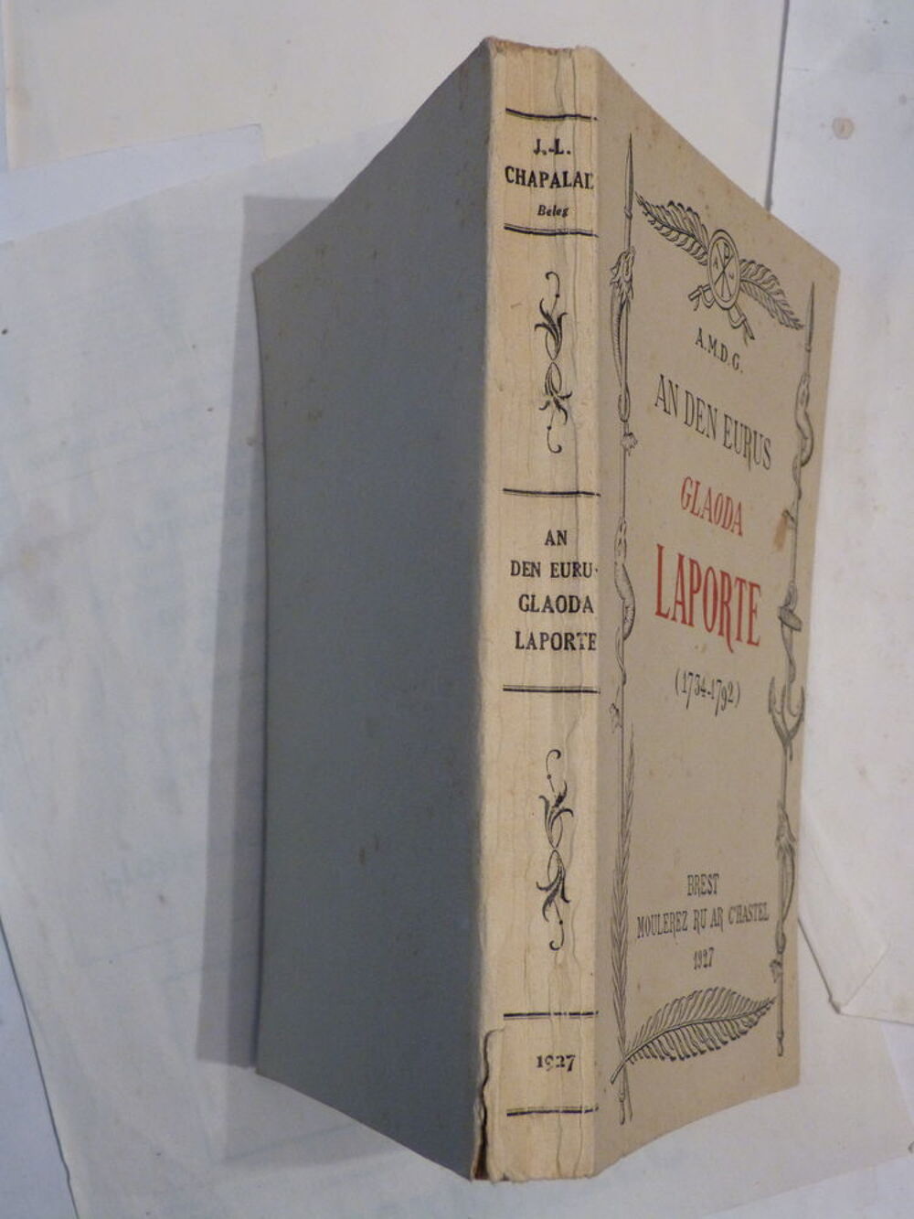 AN DEN EURUS GLAODA LAPORTE livre &eacute;crit en breton Livres et BD