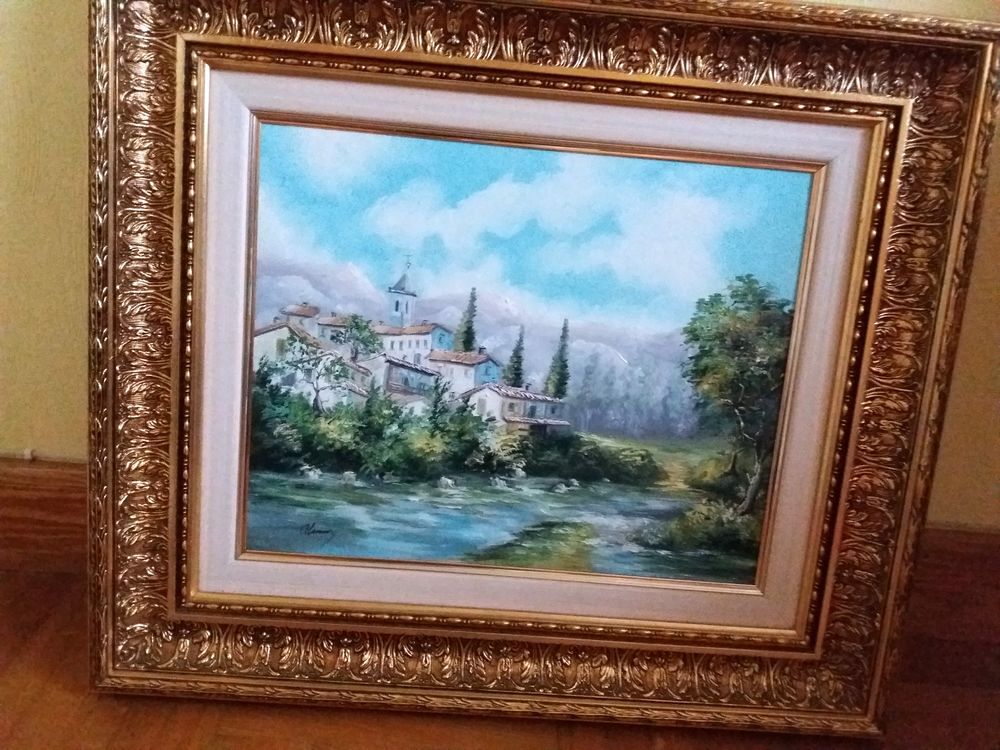 peinture encadr&eacute;e Décoration