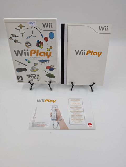 Jeu Nintendo Wii Wii Play en boite, complet + VIP grattés 2 Vulbens (74)