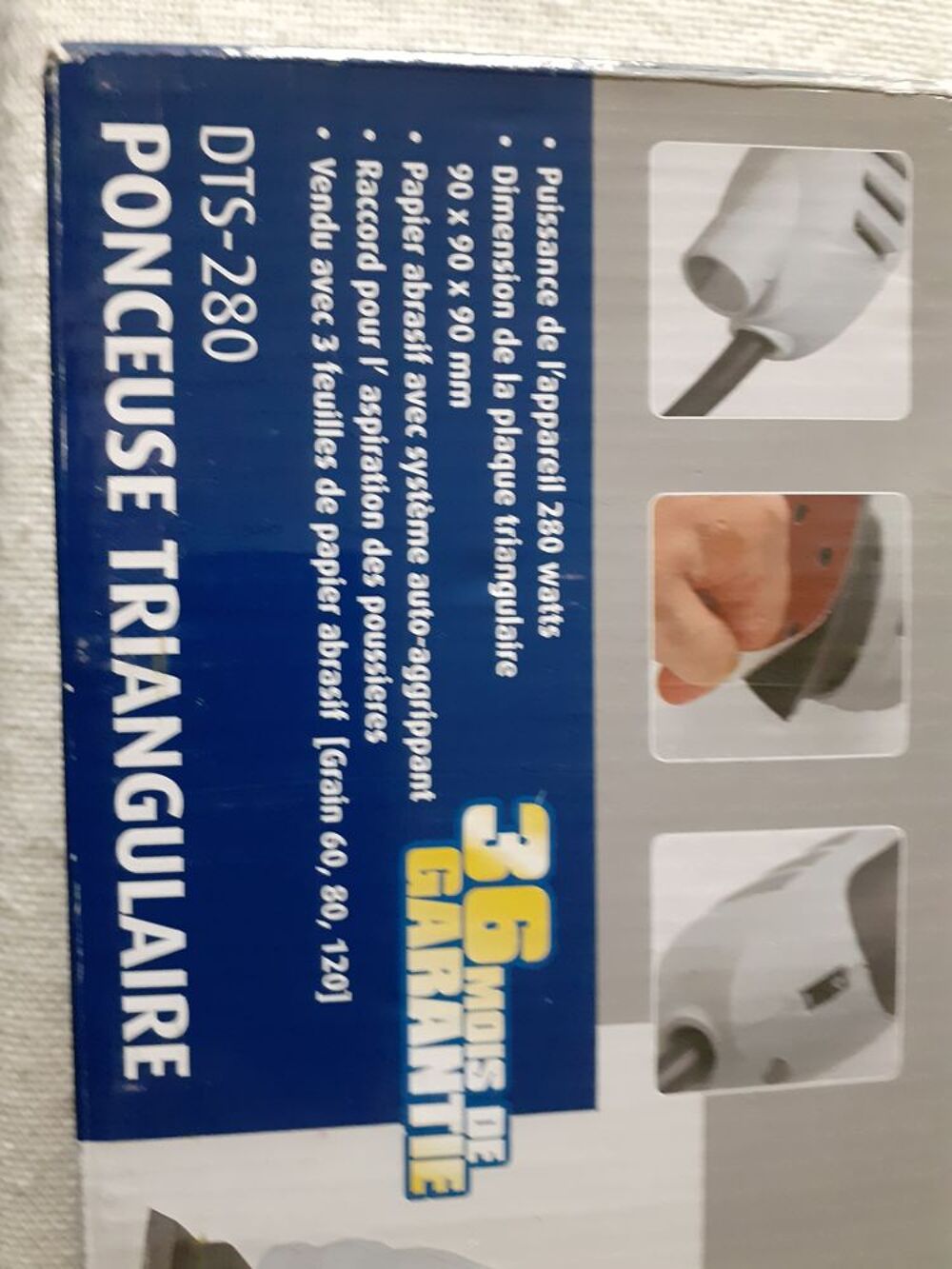 ponceuse triangulaire Duro DTS 280 Bricolage