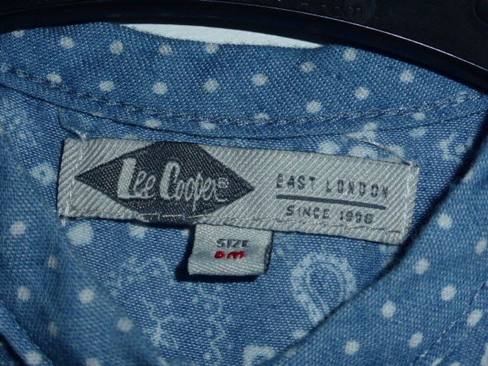 Lee Cooper robe manches courtes bleue 6 mois Vtements enfants