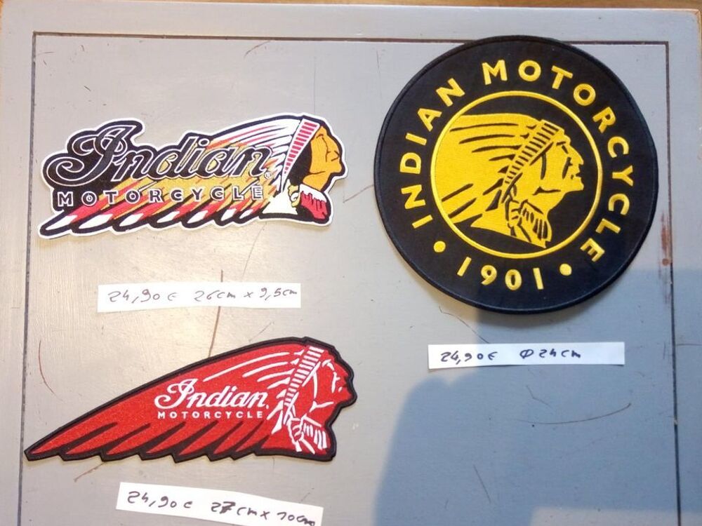 Ecusson patch indian motorcycles grand modele moto 