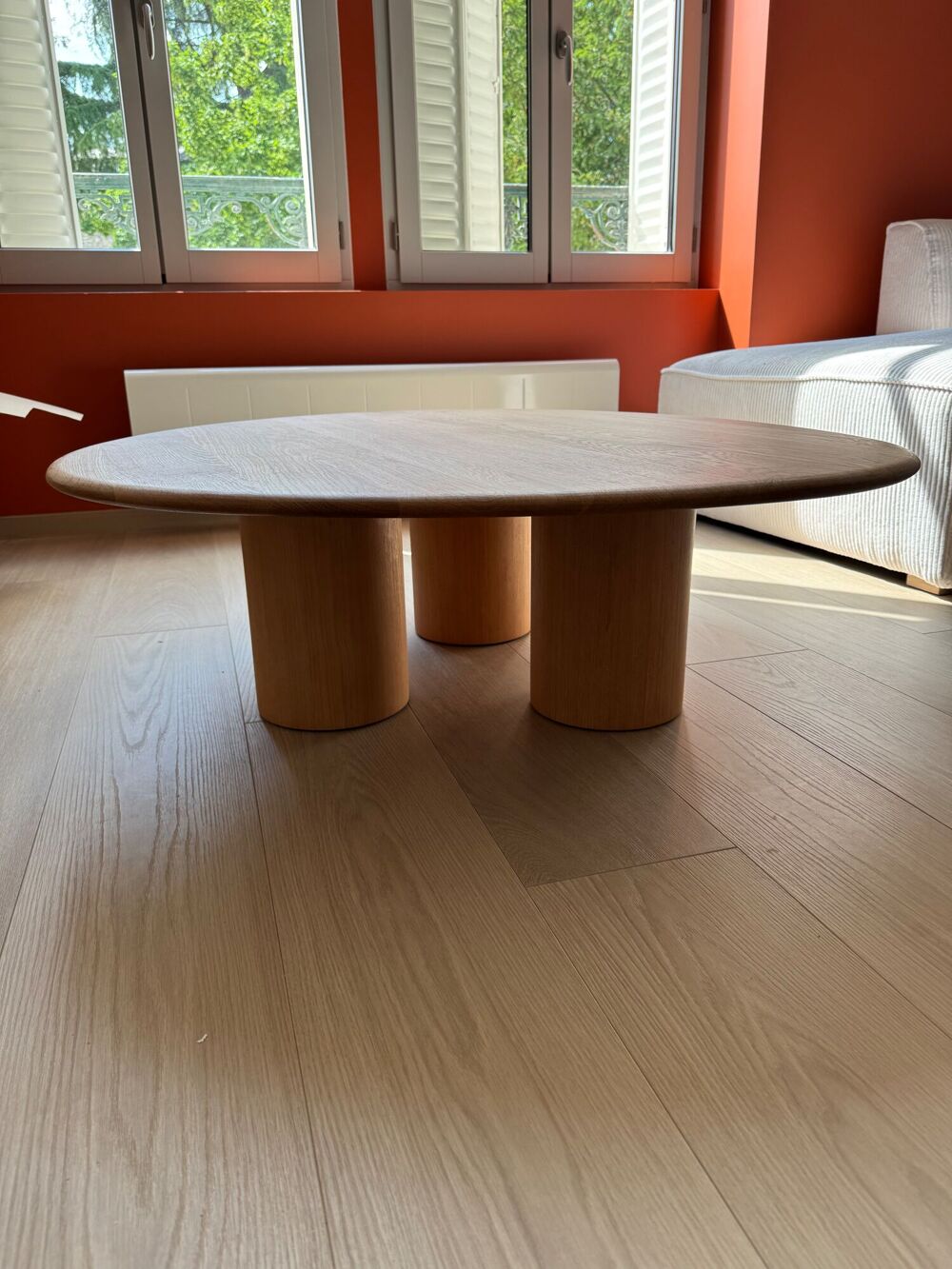 Table basse en ch&ecirc;ne AMPM Meubles
