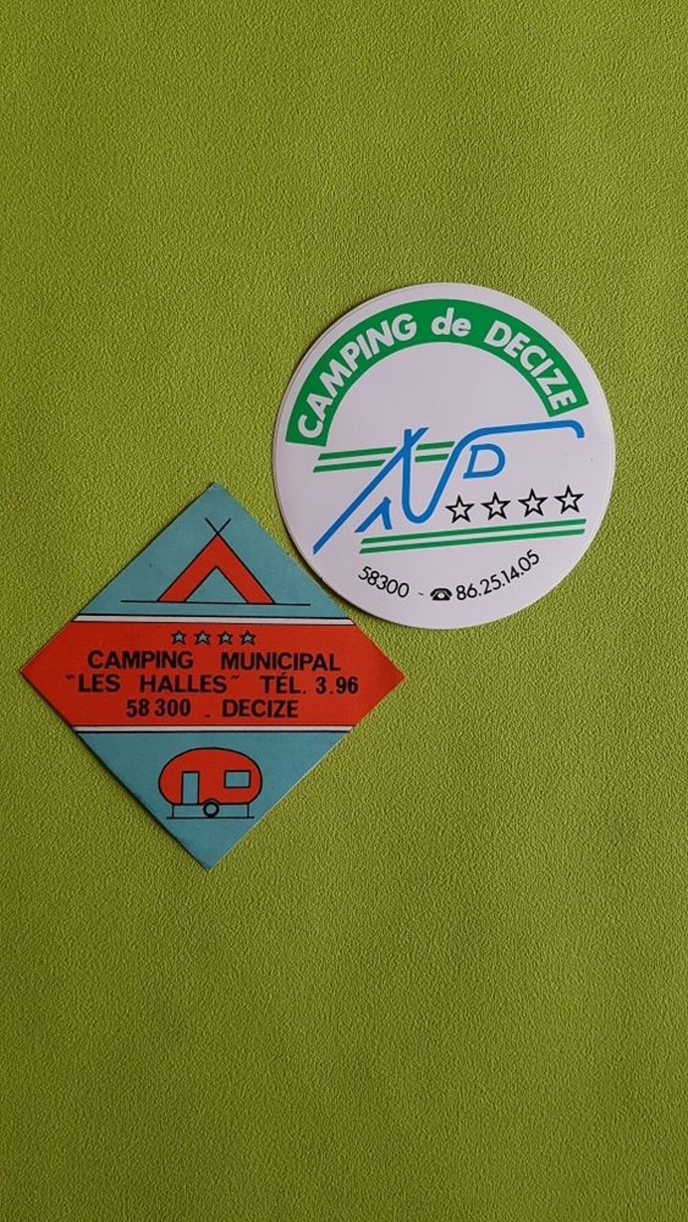 AUTOCOLLANTS CAMPING DE DECIZE 