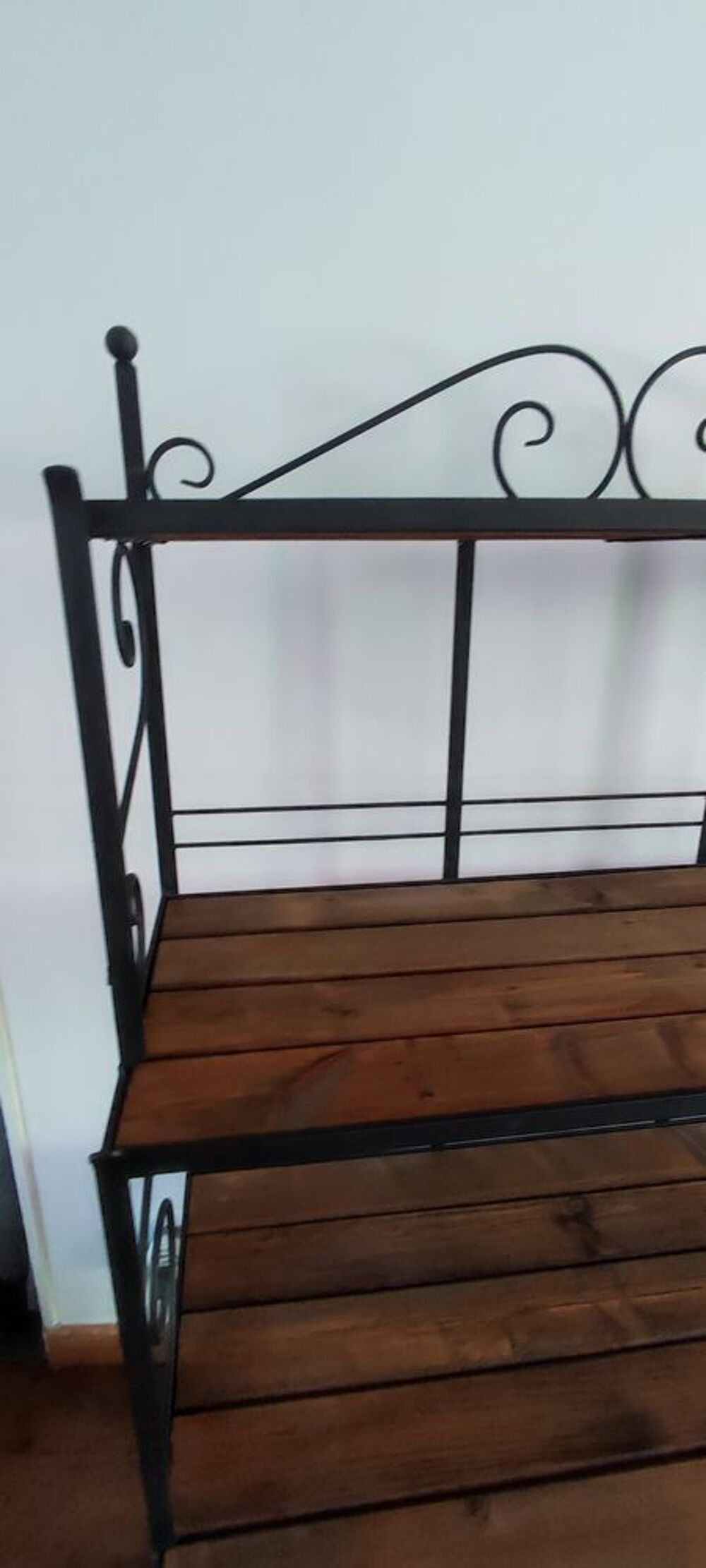 ETAGERE FER FORGE ET BOIS Meubles