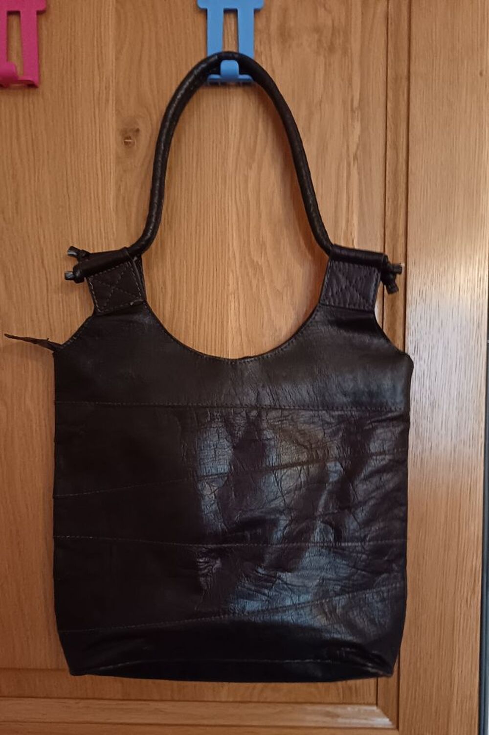 Sac &agrave; main en cuir Maroquinerie