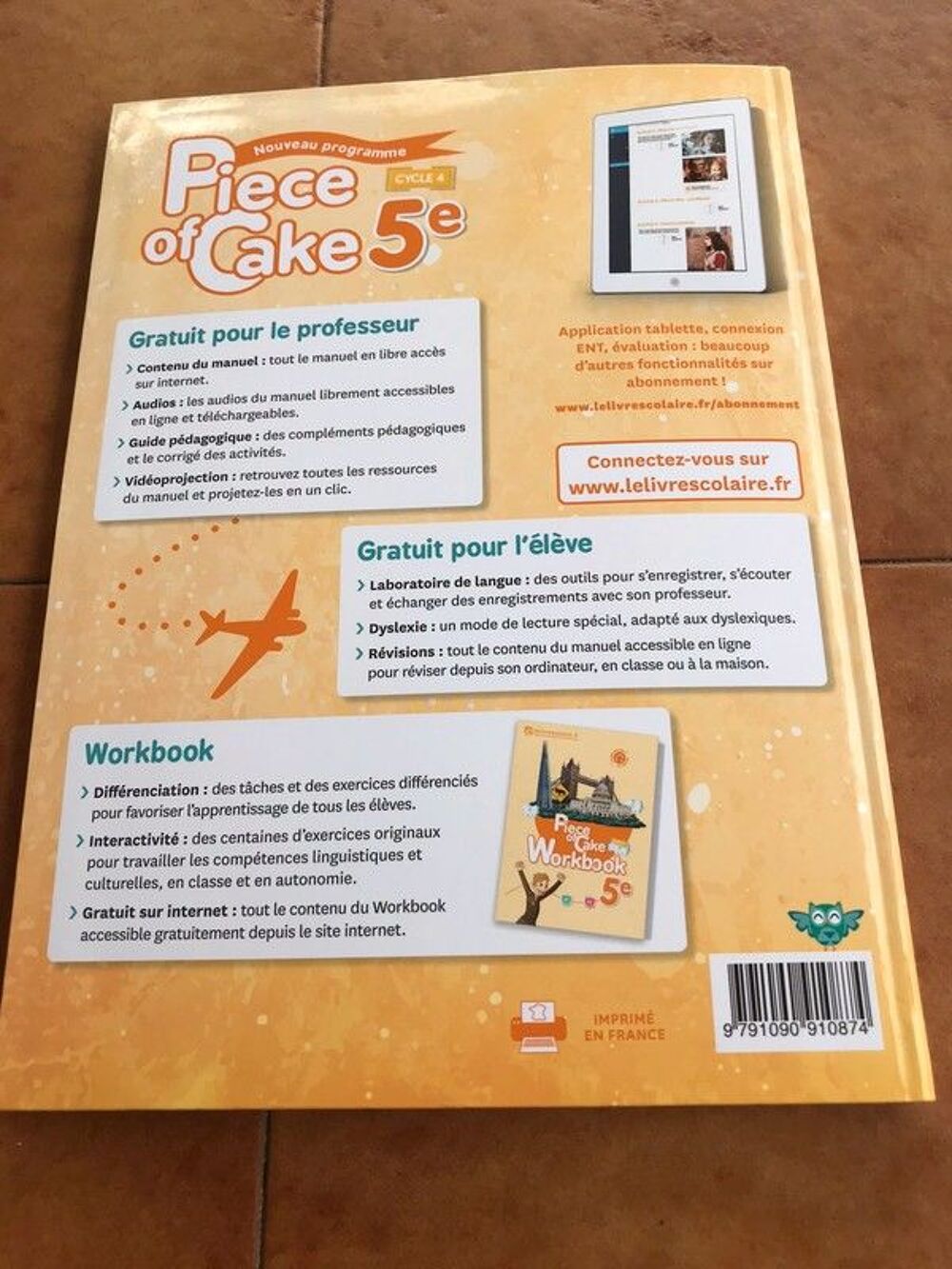 Livre d'Anglais Piece of Cake 5&egrave;me Livres et BD