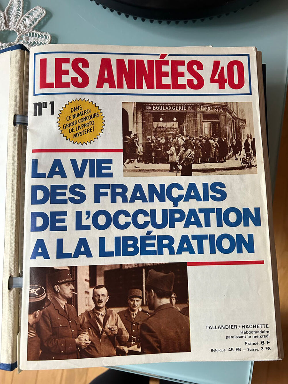 Revues histoire &quot;Les ann&eacute;es 40&quot; collection compl&egrave;te 112 num&eacute; Livres et BD