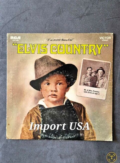 LP 33T import US Elvis Presley  Country  Collector 15 Perpignan (66)