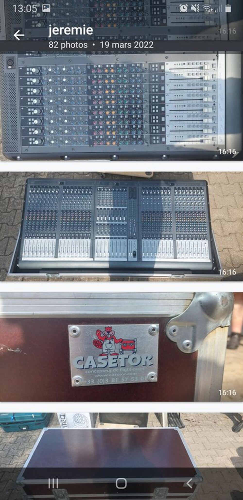 table de mixage Mackie onyx3280 avec flight Audio et hifi