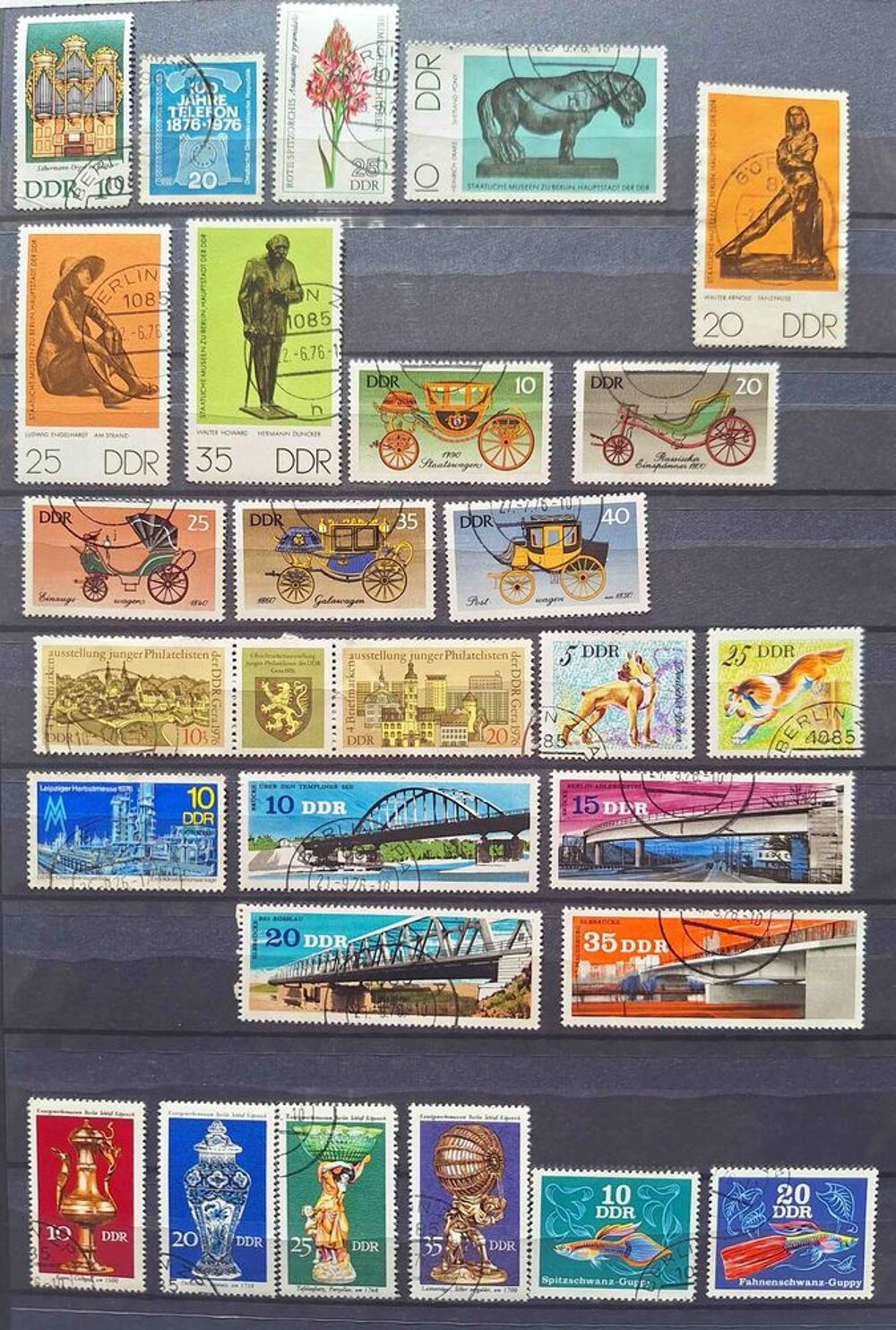 S&eacute;rie de timbres de collection d'Allemagne ter 