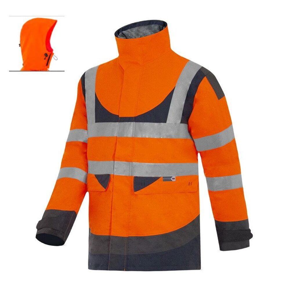 Parka de pluie haute visibilit&eacute; T2S - taille 3 Vêtements