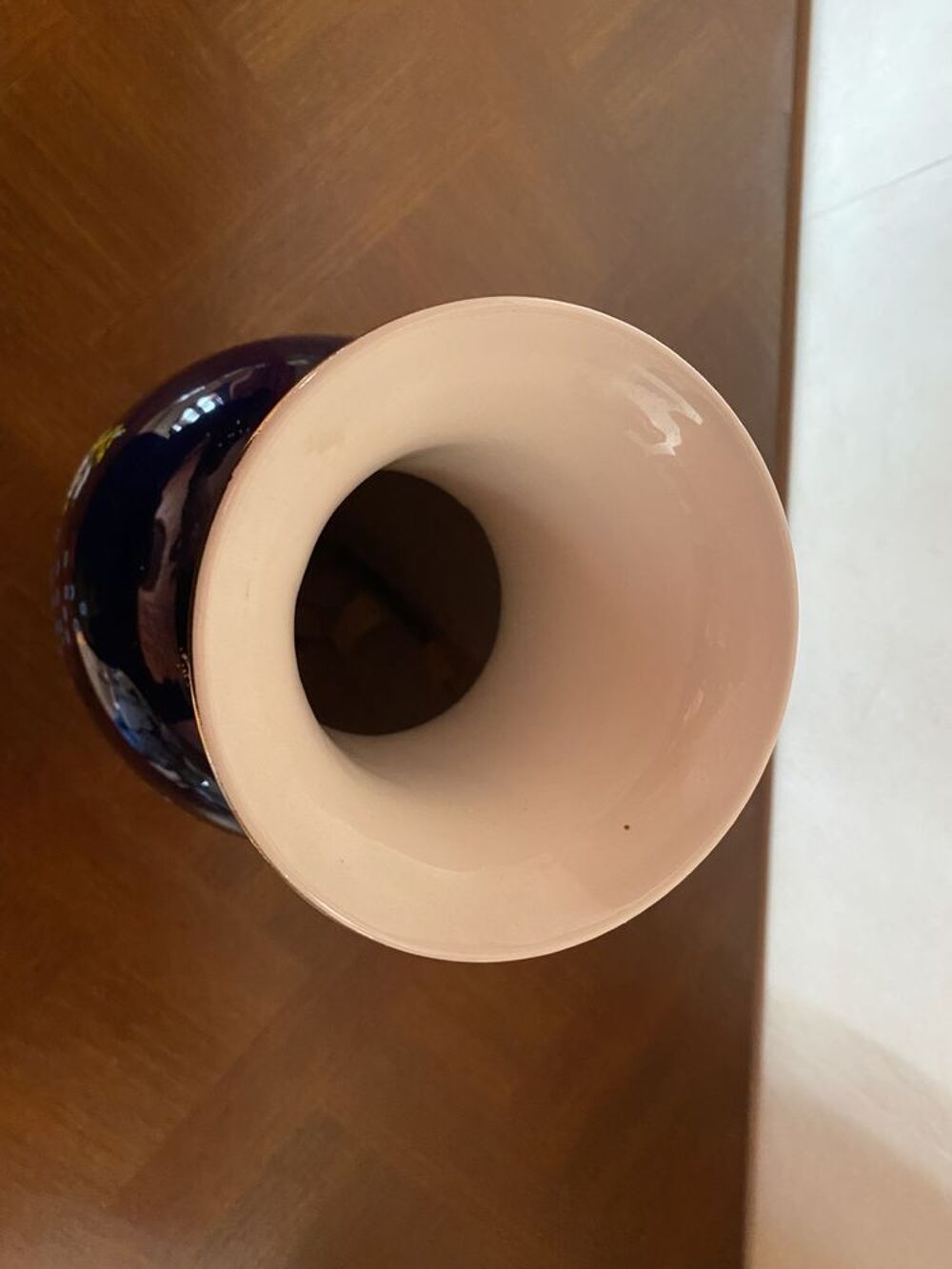 VASE BLEU NUIT CHINOIS Décoration