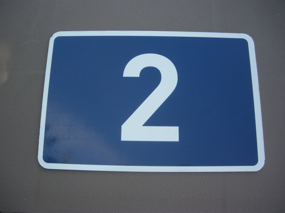 Plaque de rue neuve Bricolage