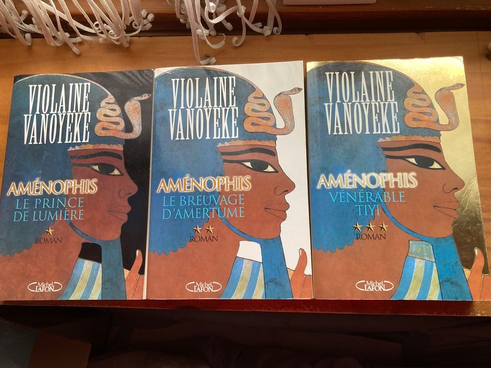 trilogie "AMENOPHIS" de Violaine Vanoyeke Livres et BD