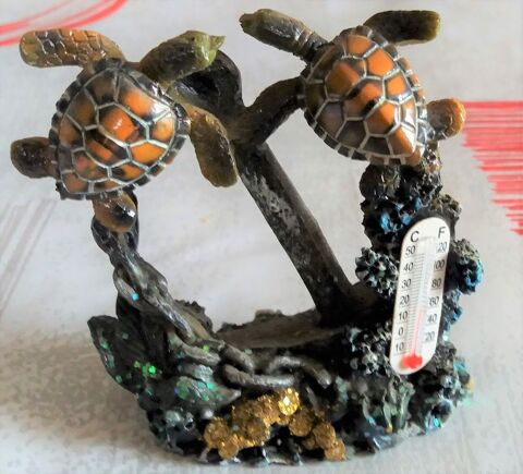 Ancienne miniature 2 petites tortues - tortue baromtre 8 Domart-en-Ponthieu (80)