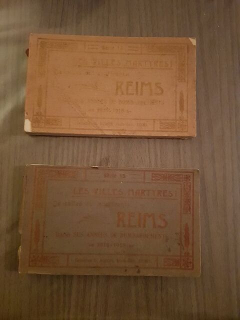 Carnet carte postale les villes martyres reims 1914 1918 30 Rethel (08)