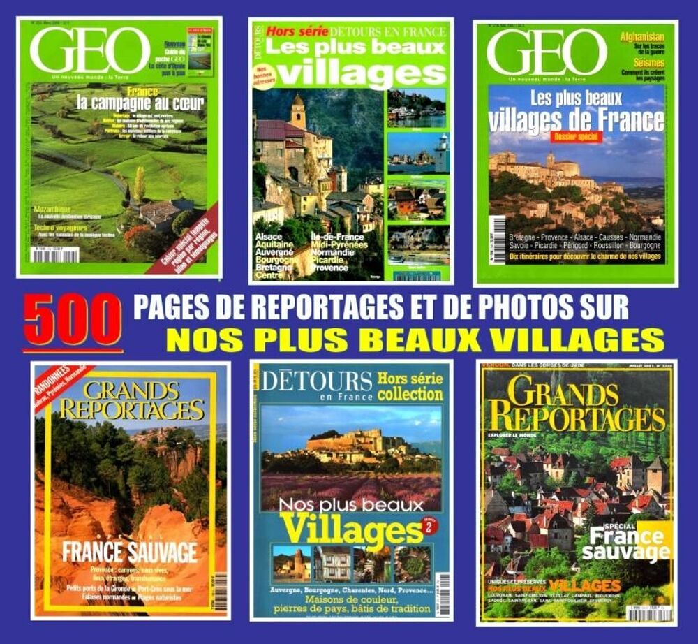 PLUS BEAUX VILLAGES DE FRANCE Livres et BD