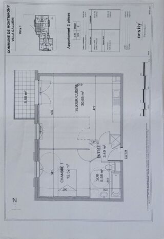  Appartement � vendre 2 pi�ces 52 m�