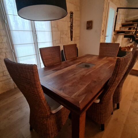 Table � manger palissandre massif Terra Nova 180 x 100 cms 200 Dampierre-en-Yvelines (78)