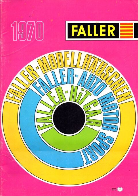 Catalogue Faller 1970 : Autos, trains, b�timents avec tarifs 9 Argenteuil (95)