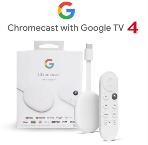 Google Chromecast 4 TV avec Google TV, Stock prêt, Android Nice (06)