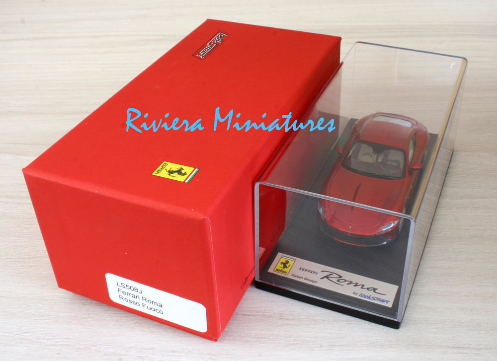 FERRARI ROMA - Rosso Fuoco - LOOKSMART LS508I - 1/43 