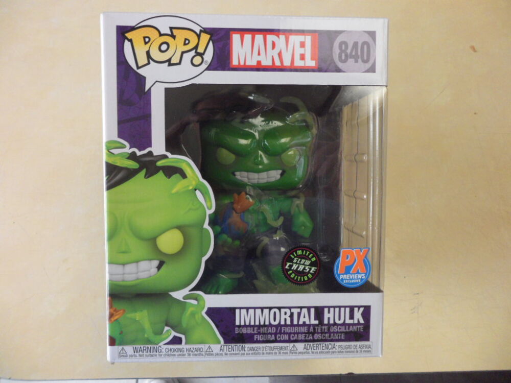 Marvel Funko Pop ! Immortal Hulk (840)-Glow Chase Ed Limit&eacute;e Jeux / jouets