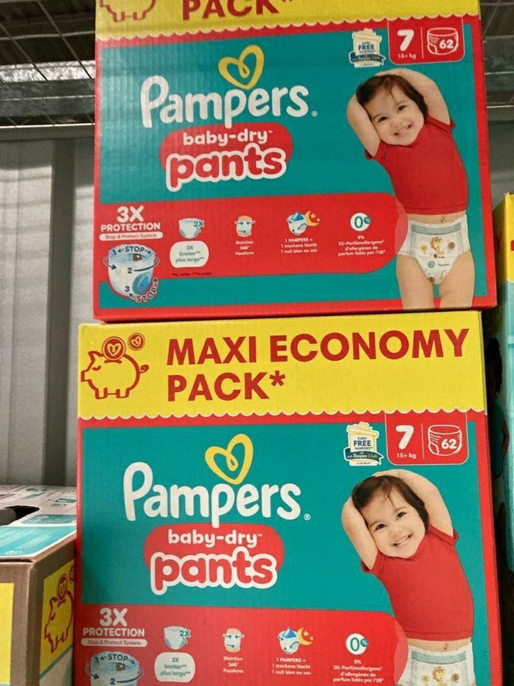 Couches pampers 
Pu�riculture