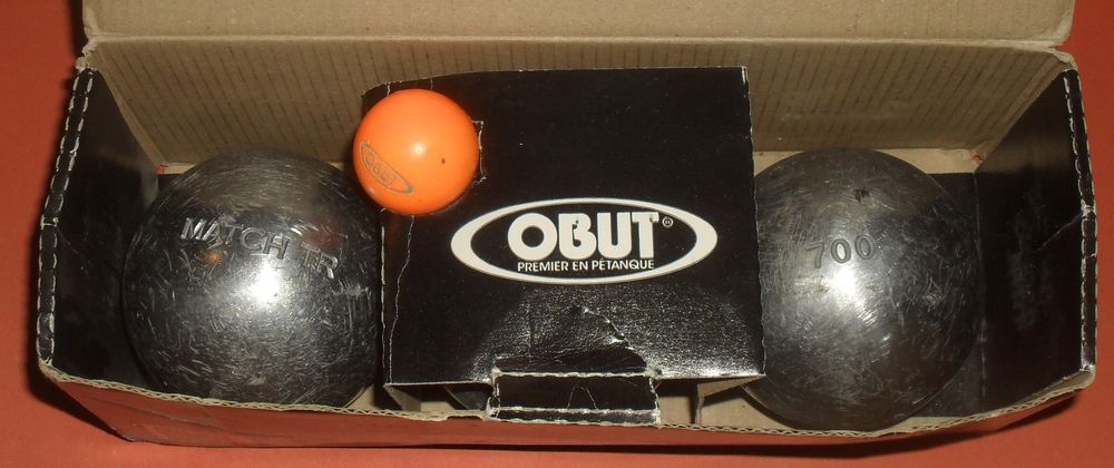 Triplette de boules OBUT Match 120 TR. Sports