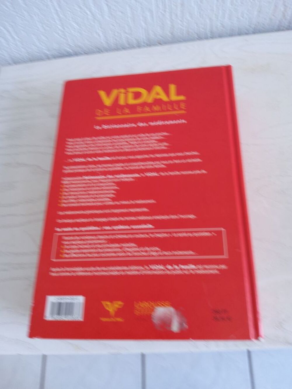 DICTIONNAIRE DES MEDICAMENTS VIDAL de la FAMILLE Livres et BD