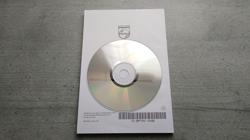 Philips - Manuel d'Utilisation du Lecteur Blu-Ray 3D BDP7700 DVD et blu-ray