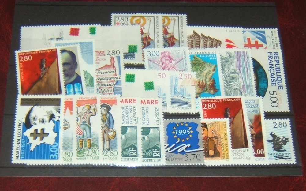 Timbres de France neufs sans charni&eacute;res**MNH 
