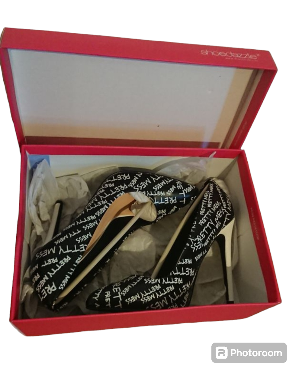 Escarpin noir et blanc Chaussures