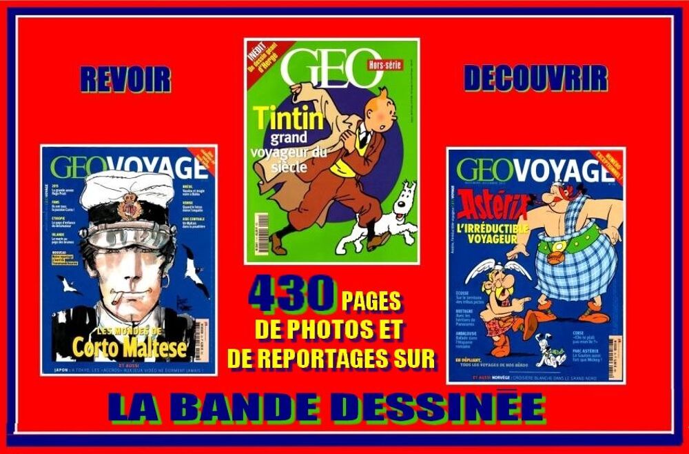 BANDE DESSIN&Eacute;E - g&eacute;o - TINTIN / AST&Eacute;RIX / CORTO Livres et BD