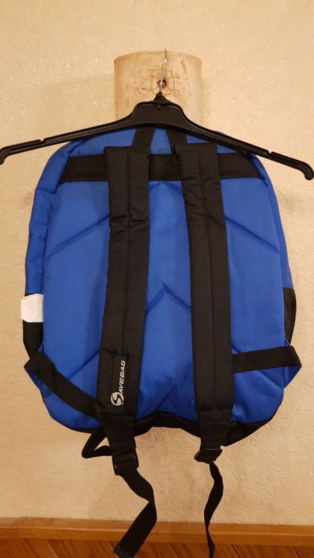 Sac &agrave; dos Savebag bleu Maroquinerie