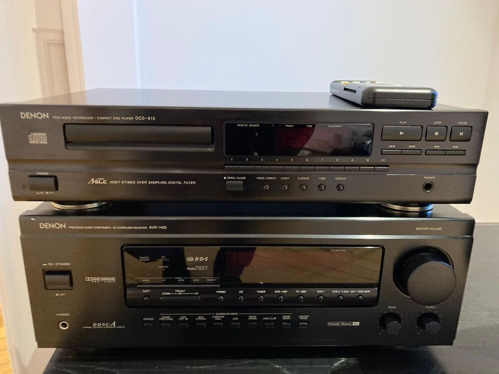 ensemble ampli DENON Prologic avec lecteur cd Denon Audio et hifi