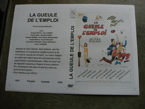 Film :   La gueule de l'emploi   40 Saint-M�dard-en-Jalles (33)