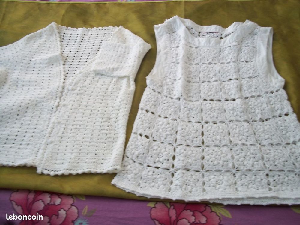 HAUT EN CROCHET FEMME Vêtements
